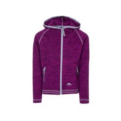 Trespass Goodness - Polar damski At200 Purple Orchid Marl. Czarne kurtki damskie Trespass, bez wzorów, z polaru, z kapturem. Za 236.99 zł.