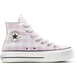 Buty sportowe Converse Chuck Taylor As Lift. Fioletowe obuwie sportowe damskie Converse, bez wzorów, sportowe, bez zapięcia. Za 386.99 zł.