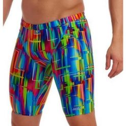 Spodenki do pływania Jammery Funky Trunks The Glitch. Kąpielówki męskie FUNKY TRUNKS, m, bez wzorów, do pływania. Za 219.00 zł.
