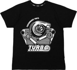 SLIDE Koszulka T-Shirt TurboWorks Czarna XXL. Czarne rękawiczki dziecięce SLIDE, bez wzorów. Za 79.29 zł.