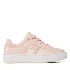 Sneakersy Tommy Hilfiger. Zielone trampki i tenisówki chłopięce Tommy Hilfiger, bez wzorów, bez zapięcia. Za 334.99 zł.