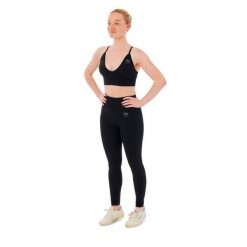 Damski zestaw sportowy Xtreme - legginsy + biustonosz sportowy - Czarny. Czarne legginsy damskie XTREME SOCKSWEAR, s, bez wzorów, z materiału, z podwyższonym stanem, na fitness i siłownię. Za 190.74 zł.