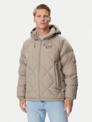 EA7 Emporio Armani Kurtka puchowa 7M002396 AF15923 U6167 Beżowy jasny Regular Fit. Brązowe kurtki męskie EA7 Emporio Armani, m, bez wzorów, z puchu, bez kaptura. Za 1,859.00 zł.