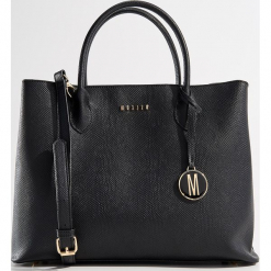 Fakturowa torebka city bag - Czarny. Torebki do ręki damskie marki bonprix. Za 139.99 zł.