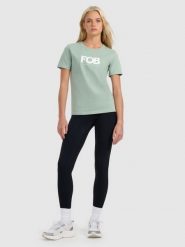 4F Legginsy dzianinowe damskie - czarne XS. Czarne legginsy damskie 4f, xs, bez wzorów, z dzianiny. Za 129.99 zł.