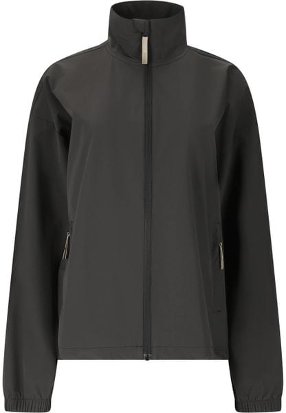 Damska bluza dresowa Athlecia Shiena. Czarne bluzy damskie Athlecia, bez wzorów, z dresówki, bez kaptura. Za 239.50 zł.