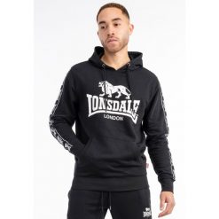 Bluza z kapturem o regularnym kroju Lonsdale Scousburgh. Białe bluzy męskie Lonsdale, m, bez wzorów, z kapturem. Za 253.40 zł.