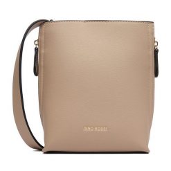 Torebka GINO ROSSI. Brązowe listonoszki damskie Gino Rossi, bez wzorów, bez dodatków. Za 199.99 zł.