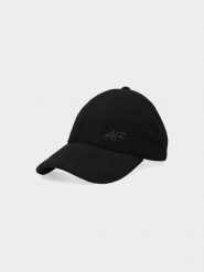 4F Czapka z daszkiem polarowa strapback męska M. Niebieskie czapki i kapelusze męskie 4f, bez wzorów, z polaru. W wyprzedaży za 19.99 zł.