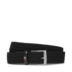 Pasek Męski Tommy Hilfiger. Czarne paski damskie Tommy Hilfiger, bez wzorów. Za 169.99 zł.