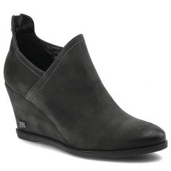 Szare Botki Libero Damskie Modne Buty Na Koturnie. Szare botki damskie Libero, na wiosnę, z nubiku, bez obcasa, na koturnie, bez zapięcia. Za 219.00 zł.