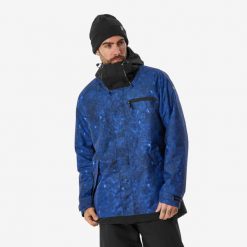 Kurtka snowboardowa męska Dreamscape SNB 100. Kurtki męskie DREAMSCAPE, na zimę, m, bez wzorów, z materiału, sportowe, bez kaptura. Za 299.99 zł.