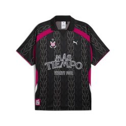 Koszulka Puma X Más Tiempo Twenty Four. Czarne koszulki polo męskie Puma, na lato, l, bez wzorów, z elastanu, klasyczne, bez ramiączek. Za 303.15 zł.