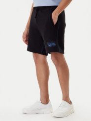 HUGO Szorty sportowe Nothali 50553499 Czarny Regular Fit. Czarne krótkie spodenki sportowe męskie Hugo, m, bez wzorów, z bawełny. Za 449.99 zł.