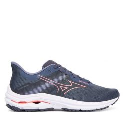 Buty do biegania Mizuno. Szare obuwie sportowe damskie Mizuno, bez wzorów, do biegania, mizuno wave. Za 509.99 zł.