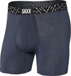SAXX Bokserki męskie SAXX VIBE BOXER BRIEF INDIA INK/AMAZE-ZING WB S. Bokserki męskie Saxx, m, bez wzorów. Za 103.99 zł.