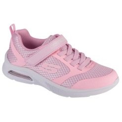Buty sportowe Sneakersy dziewczęce, Microspec Max - Racer Gal. Czerwone buty sportowe dziewczęce Skechers, bez wzorów, bez zapięcia, trekkingowe. Za 149.99 zł.