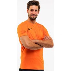 Koszulka sportowa męska Nike Dry Park VII. Brązowe koszulki sportowe męskie Nike, m, bez wzorów, bez kołnierzyka, bez ramiączek, do piłki nożnej. Za 74.00 zł.