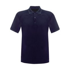 Męska Koszulka Polo Coolweave Odprowadzająca Wilgoć. Niebieskie koszulki polo męskie Regatta, m, bez wzorów, bez ramiączek. Za 73.99 zł.