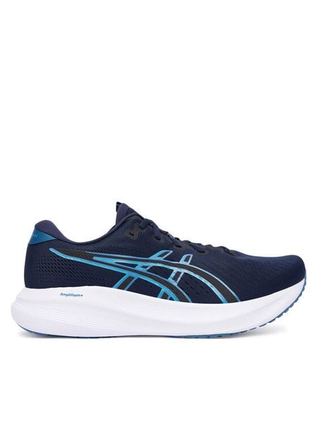 Asics Buty do biegania Gel-Excite 11 1011C080 Granatowy. Niebieskie buty sportowe męskie Asics, z meshu, bez zapięcia, do biegania. Za 289.99 zł.
