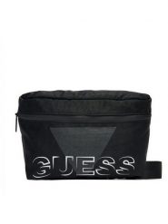 Guess Saszetka nerka HMVEGLP5162 Czarny. Czarne saszetki męskie Guess, z materiału. Za 149.99 zł.