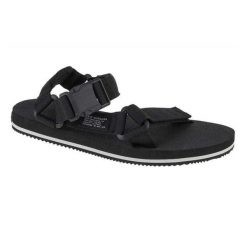 Sandały Męskie Tahoe Refresh. Czarne sandały męskie Levi's, z gumy, z otwartym noskiem, bez zapięcia. Za 262.99 zł.