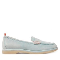 Lordsy Tamaris. Niebieskie mokasyny damskie Tamaris. Za 229.99 zł.