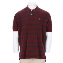 Second life - Koszulka polo męska Polo Ralph Lauren - Stan bardzo dobry. Czerwone koszulki polo męskie Ralph Lauren, l, bez wzorów, z materiału, bez kołnierzyka, bez ramiączek, na golfa. Za 127.76 zł.
