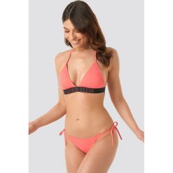Calvin Klein Cheeky String Side Tie Bikini - Pink. Bikini damskie marki Calvin Klein. Za 141.95 zł.