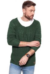 MĘSKI SWETER Anerkjendt TOM DUFFEL BAG 8.513.212. Swetry przez głowę męskie Anerkjendt, m, bez wzorów, bez kołnierzyka. W wyprzedaży za 39.99 zł.