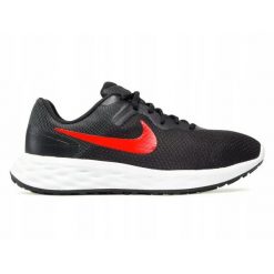 Buty do biegania na co dzień męskie NIKE REVOLUTION 6 dla aktywnych. Czarne buty sportowe męskie Nike, bez zapięcia, do biegania, nike revolution. Za 300.99 zł.