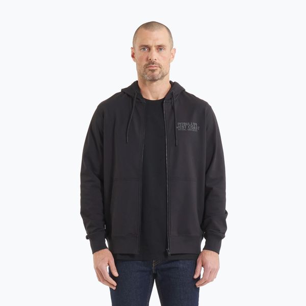 Bluza męska Pitbull Driving Hooded Zip Sweatshirt. Czarne bluzy męskie PITBULL, l, bez wzorów, z bawełny, bez kaptura, na fitness i siłownię. Za 219.99 zł.