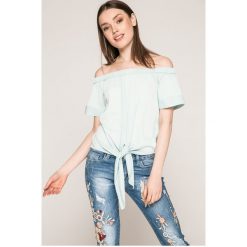 Noisy May - Top Cosmo. Szare topy damskie Noisy may, z krótkim rękawem. W wyprzedaży za 59.90 zł.
