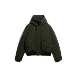 Kurtka puchowa Superdry Bomber rembourré City. Zielone kurtki męskie Superdry., l, z aplikacjami, z materiału, eleganckie, bez kaptura. Za 681.80 zł.
