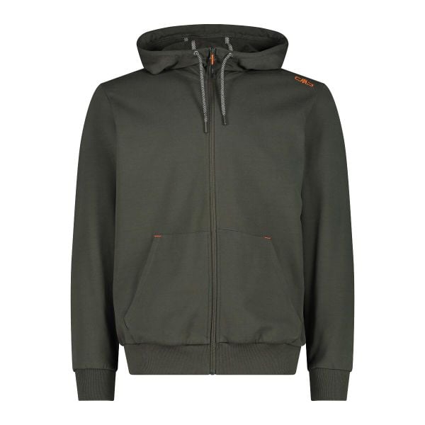 Bluza męska turystyczna CMP 31D4317. Zielone bluzy sportowe męskie CMP, m, bez wzorów, bez kaptura, trekkingowe. Za 274.00 zł.