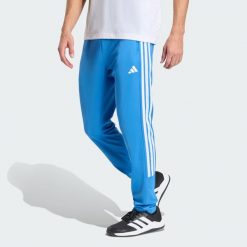 Spodnie Dzianinowe Workout Essentials All-Set 3 Paski. Białe buty sportowe męskie Adidas, bez wzorów, z dzianiny, na fitness i siłownię, climacool (adidas). Za 199.00 zł.