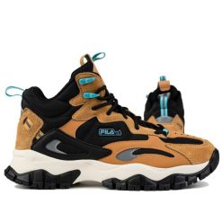 Buty męskie wysokie sneakersy sportowe Fila RAY TRACER TR2 MID. Brązowe buty sportowe męskie Fila, bez zapięcia. W wyprzedaży za 299.00 zł.