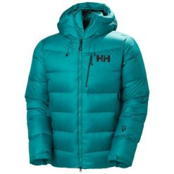 Kurtka puchowa Helly Hansen Odin Polar. Zielone kurtki męskie Helly Hansen, m, bez wzorów, z polaru, bez kaptura. Za 1,897.50 zł.