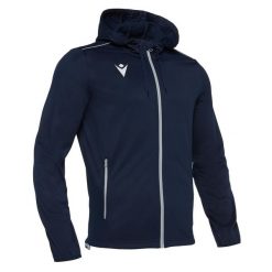 Bluza z kapturem zapinana na zamek błyskawiczny Macron freyr. Niebieskie bluzy męskie Macron, xl, bez wzorów, z lycry, z kapturem. Za 219.50 zł.