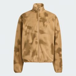 Bluza polarowa z suwakiem na całej długości Terrex Multi CLIMAWARM. Brązowe bluzy męskie Adidas, uniwersalny, bez wzorów, z dzianiny, bez kaptura. Za 349.00 zł.
