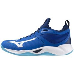 Buty halowe Mizuno Wave Dimension. Białe buty sportowe męskie Mizuno, bez zapięcia, do piłki ręcznej, mizuno wave. Za 406.35 zł.