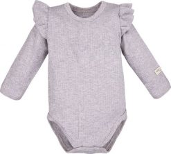 Ewa Klucze BODY niemowlęce wyprawka SIMPLY COMFY FALBAN SZARY Ewa Klucze 92. Szare body niemowlęce Ewa Klucze, bez wzorów, bez ramiączek. Za 37.99 zł.