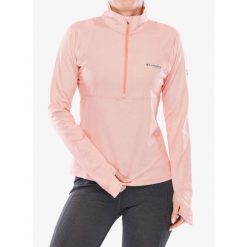 Bluza bez kaptura damska Columbia EU Summit Valley LS Half Zip. Czerwone bluzy sportowe damskie Columbia, l, bez wzorów, bez kaptura, trekkingowe. Za 266.99 zł.
