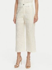 Liu Jo Kuloty WA6506 T472A Kremowy Regular Fit. Białe spodnie materiałowe damskie Liu Jo, bez wzorów, z bawełny. Za 689.99 zł.