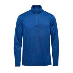 Bluza Męska Milano Quarter Zip. Niebieskie bluzy męskie STORMTECH, m, bez wzorów, bez kaptura. Za 227.99 zł.