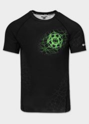 Rashguard męski krótki PITBULL koszulka techniczna treningowa męska RAY. Zielone koszulki sportowe męskie PITBULL, l, bez wzorów, z elastanu, bez kołnierzyka, bez ramiączek, na fitness i siłownię. Za 179.00 zł.