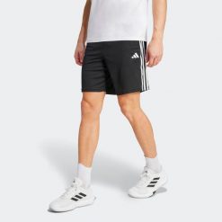Spodenki fitness cardio męskie ADIDAS. Krótkie spodenki sportowe męskie DOUBLE D, l, bez wzorów, z materiału, na fitness i siłownię. Za 79.99 zł.