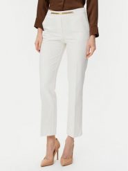 Marciano Guess Spodnie materiałowe 5GGB17 7311A Biały Regular Fit. Białe spodnie materiałowe damskie Marciano Guess, z aplikacjami, z bawełny. Za 439.99 zł.