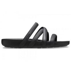 Sandały damskie do chodzenia Crocs SPLASH STRAPPY. Czarne skarpety damskie Crocs, bez wzorów. W wyprzedaży za 179.00 zł.