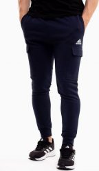 Adidas Spodnie męskie adidas Essentials Fleece Regular Tapered Cargo granatowe HL2232 S. Spodnie sportowe męskie Adidas, m, bez wzorów. Za 212.76 zł.